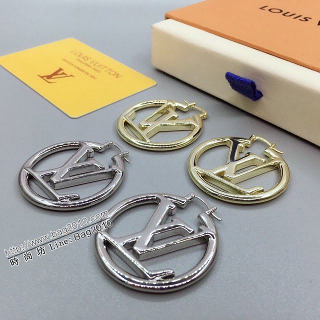Louis Vuitton新款飾品 路易威登簡約經典字母耳釘 LV字母耳環耳勾  zglv2224